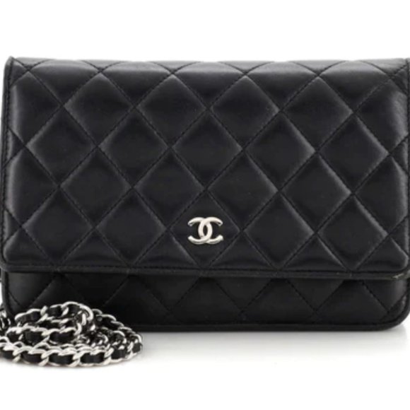 chanel wallet on chain quilted lambskin - Picture 1 of 4